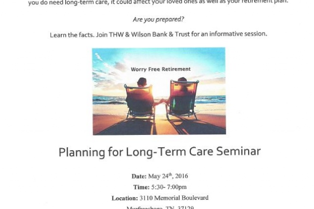 Long Term Care Seminar Long Term Care Seminar